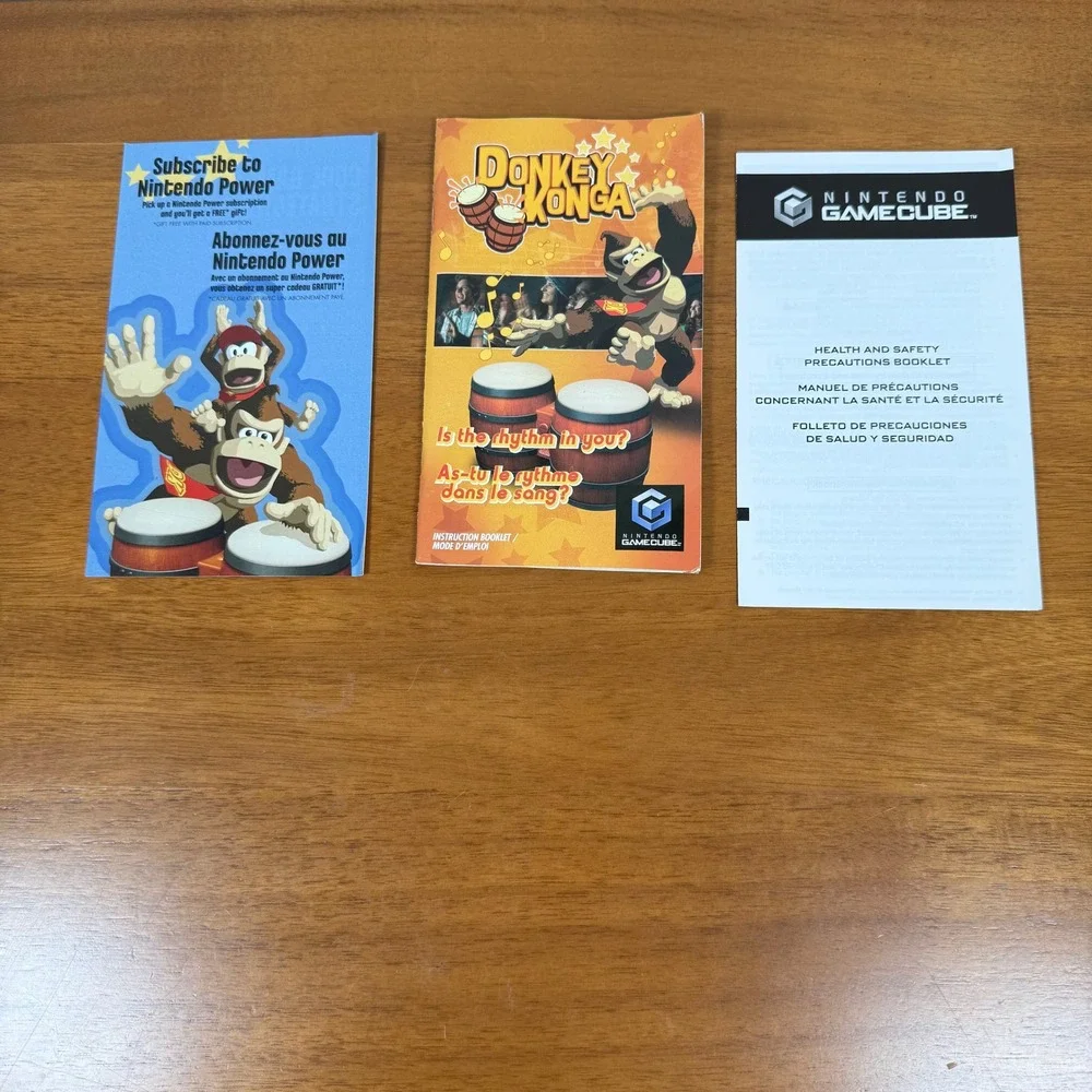 Donkey Konga Nintendo GameCube CIB Complete Manual Inserts